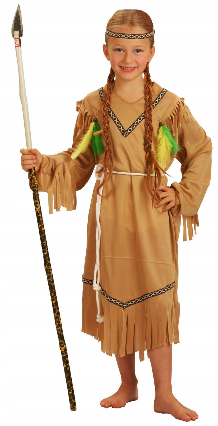 Kostým pre dievča - Detský outfit "Indian Brave", Arpex, veľkosť 120-130 cm