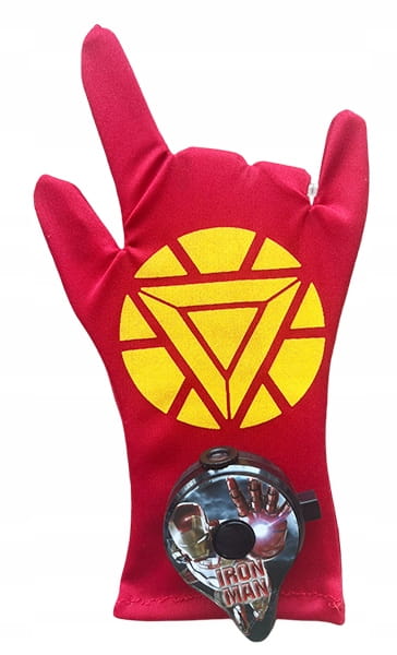 Kostým pre chlapca- Set Iron Man Glove Projector Ball Outfit