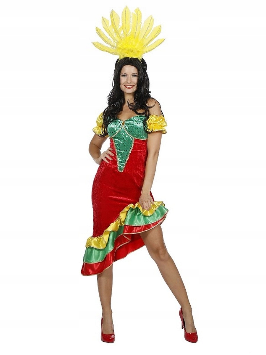 Kostým, maska - Karneval kostým tanečného kostýmu Samby