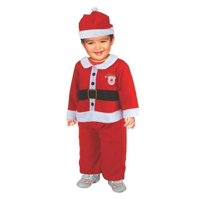 Kostým pre chlapca- Outfit Santa Claus pre deti 2-3 roky staré nohavice mikiny