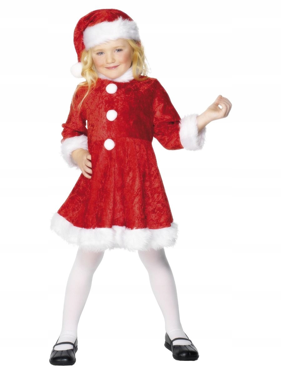 Kostým pre dievča - Mikołajki kostým maskovaný kostým Claus 122