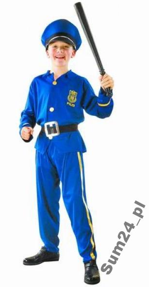 Kostým pre chlapca- Policajt outfit 4-6 rokov - mikina, nohavice, klobúk