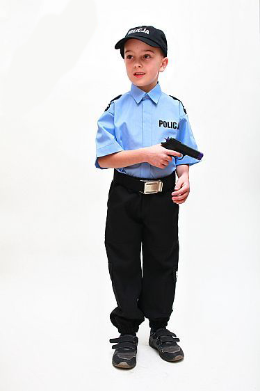 Kostým pre chlapca- Outfit policajta 92 Uniforma v Poľsku