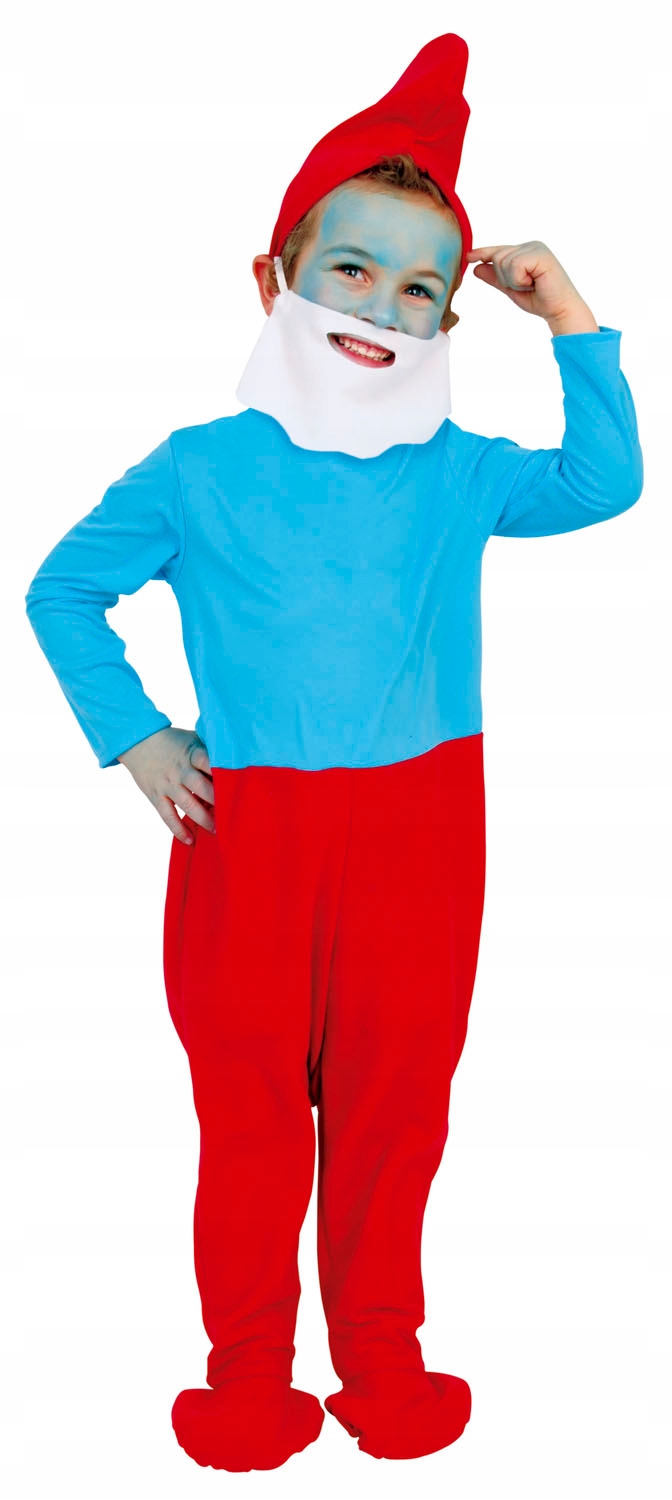 Kostým pre chlapca- Detský outfit - Papa Smurf - Veľkosť m