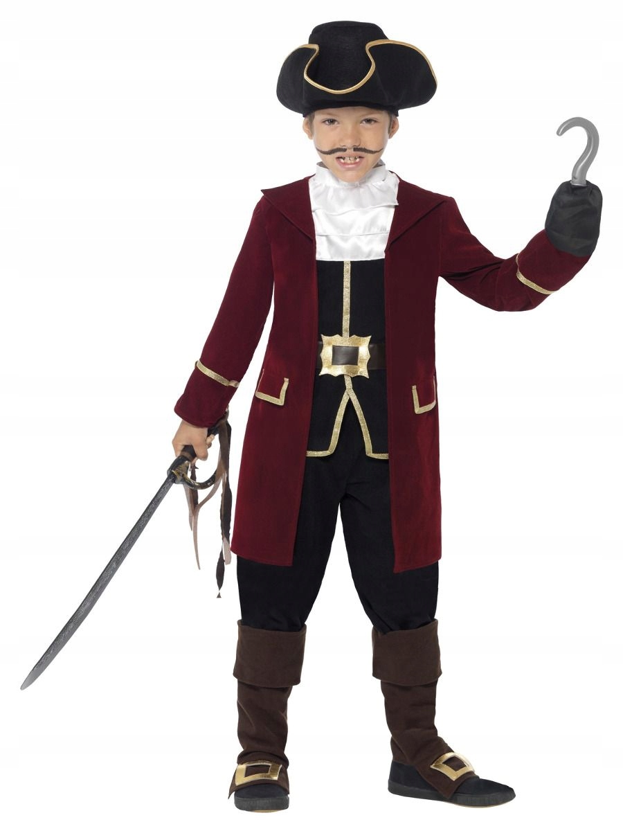 Kostým pre chlapca- Pirate outfit zamaskoval kapitán Pirate 152