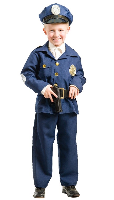 Kostým pre chlapca- Oblečenie malého policajta 7-8 policajt !!