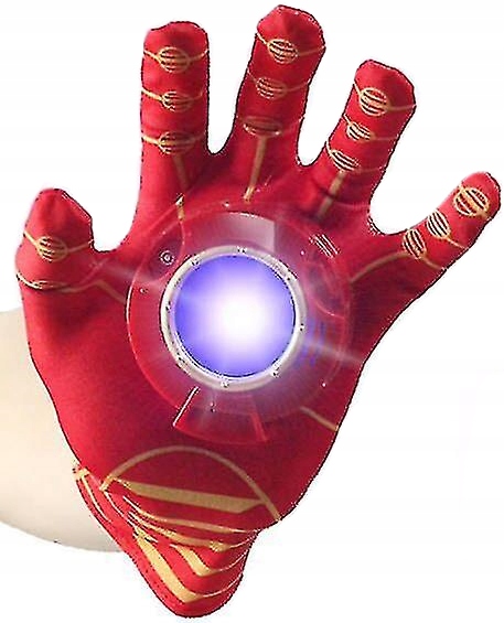 Kostým pre chlapca- Iron Man Glove Outfit Zvuk ľahký efekt
