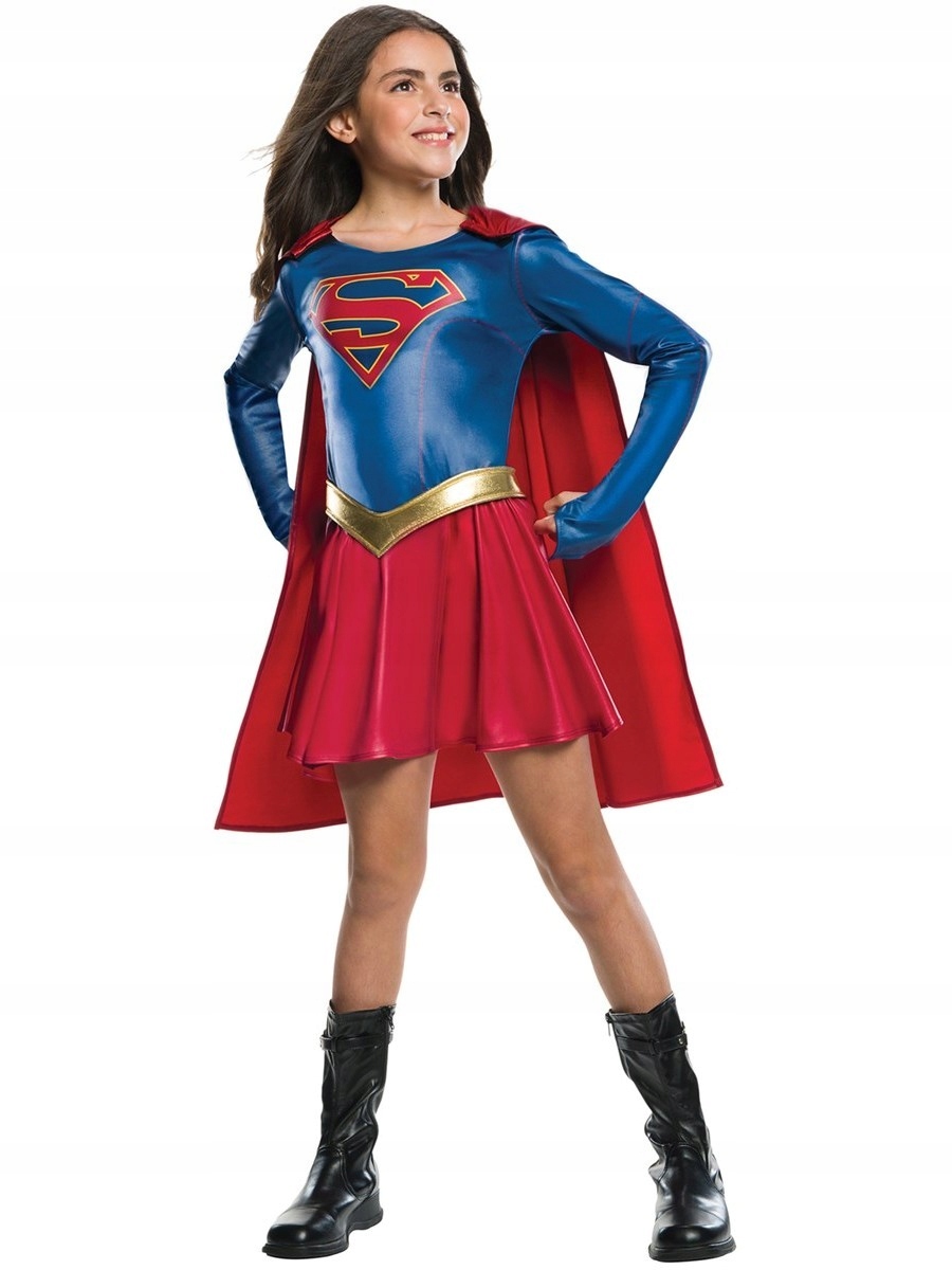 Kostým pre dievča - Kostým Supergirl Supermenka kostým 127-137