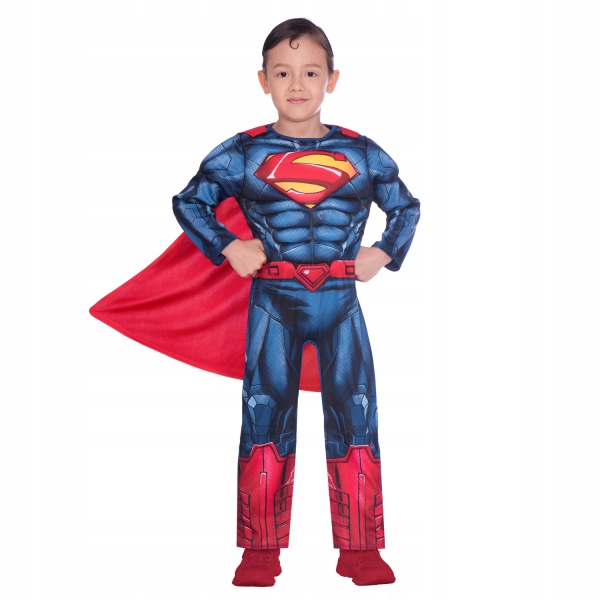 Kostým pre chlapca- Superman Classic outfit 4-6 rokov, 104-116 cm