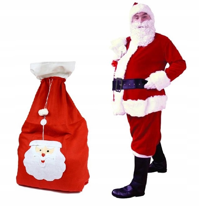 Kostým, maska - Svätý Nicholas outfit z kabelky Downy +.