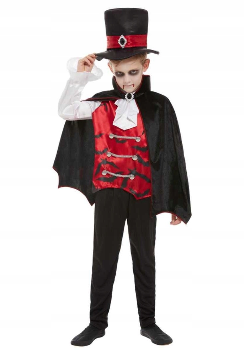 Kostým pre chlapca- Little Vampire Outfit Halloween 115-128 kostým