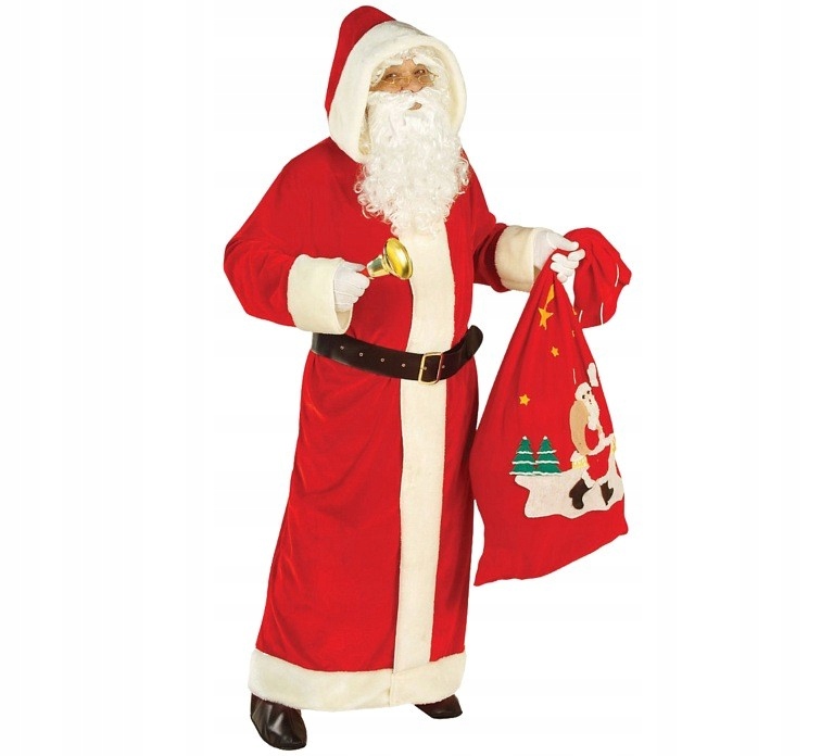 Kostým, maska - Šaty pre dospelých v Santa Claus (kabát)
