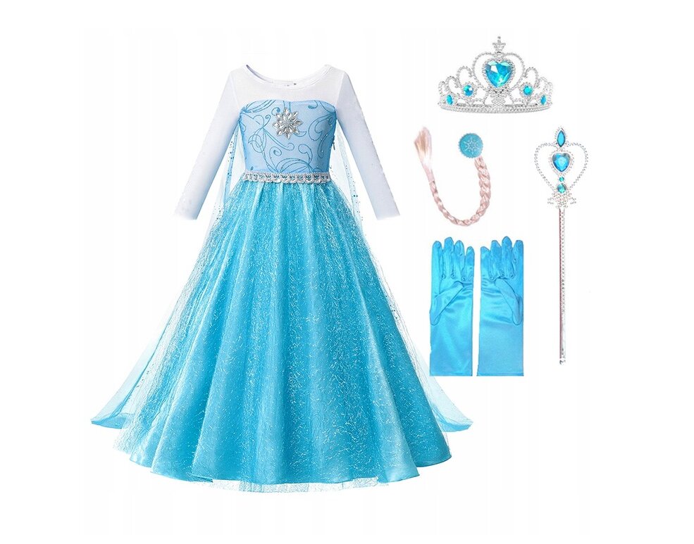 Kostým pre dievča - Fairytale Costume Elza Land of Ice: 110