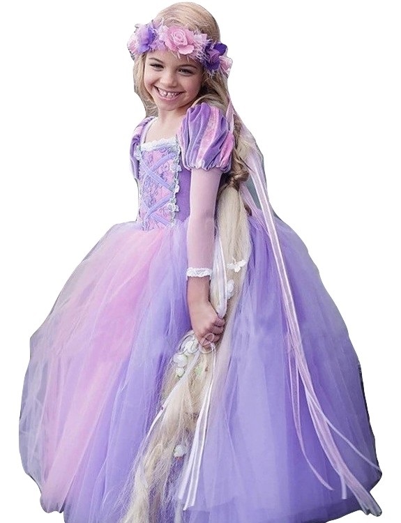 Kostým pre dievča - Rapunzel šaty kostým princezná princezná 116