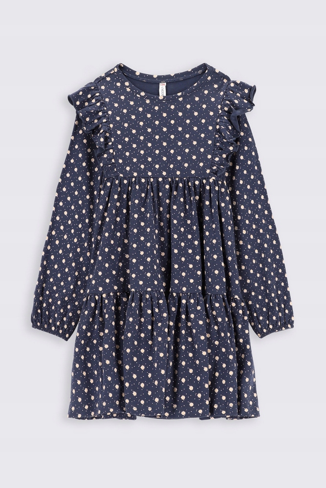 Dievčenské šaty - Pletené šaty Navy 116 Coccodrillo