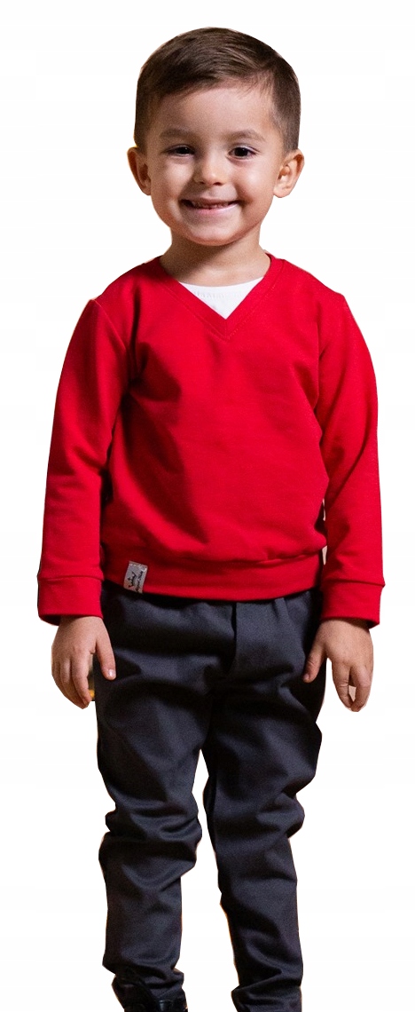 Detský sveter - Royal Kids 152 Červený sveter
