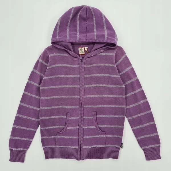 Detský sveter - Quadri Foglio 134 Purple, strieborný sveter