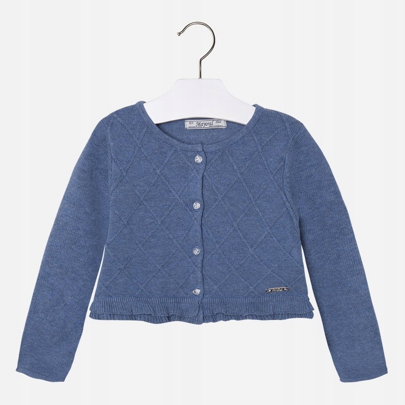 Detský sveter - Starostlivosť 98 NAVY BLUE, modrý, šedý sveter