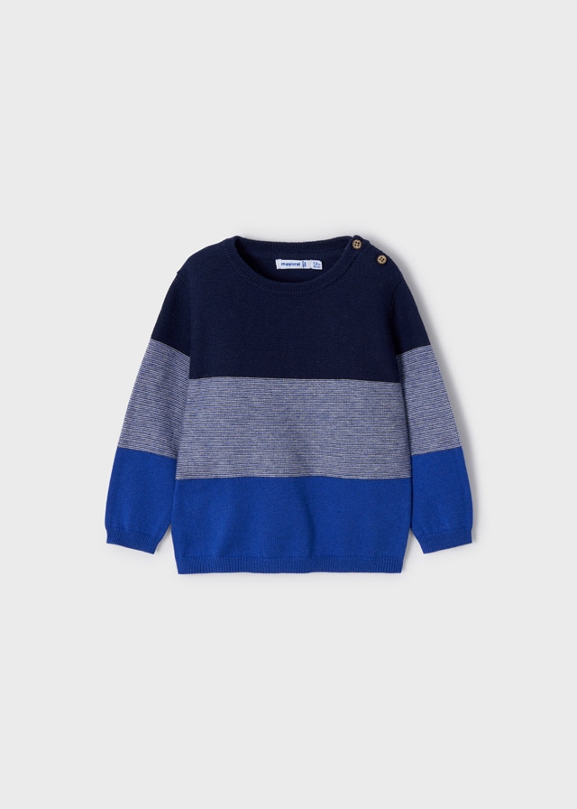 Detský sveter - Primáto 80 NAVYSLE BLUE, BLUE, Šedý sveter