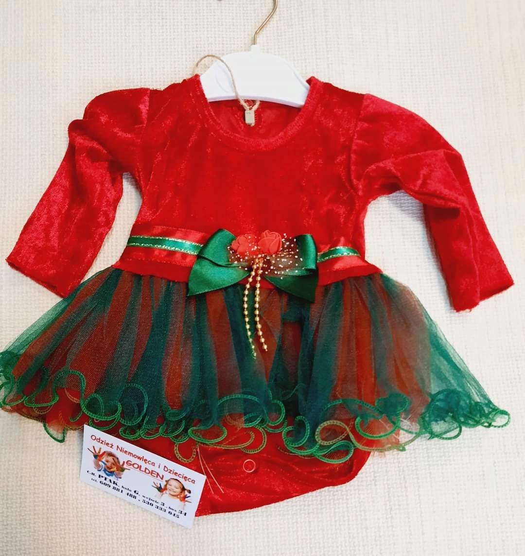 Dupačky - Baby Rampers 123 62 Červená, zelená