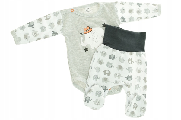 Detský komplet - Detská súprava Kasimox 74 White, Grey, viacstorired 2 ks.