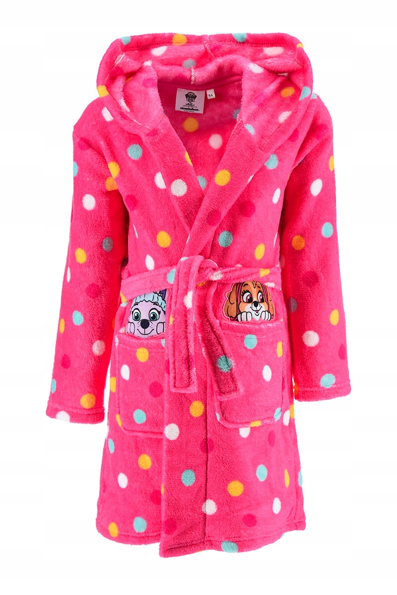Pyžamo, župán - Paw Patrol Batchrobe Veľkosť 98 ružová, viacnásobná
