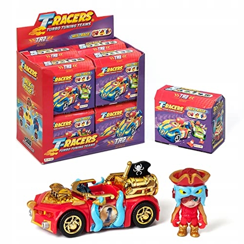 T-RACERS Series 2 - Auto s prekvapením a pretekár. Stavať, miešať a pretekať. T-