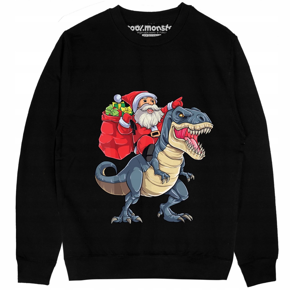 Mikina - Cool detská mikina. Monster veľkosť 116 čierna rukáv