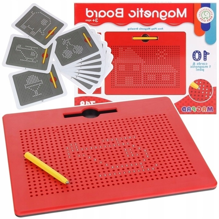 Kriedová, magnetická tabuľa - Magnetická doska Veľká A4 Mag Pap Balls 748 PCS