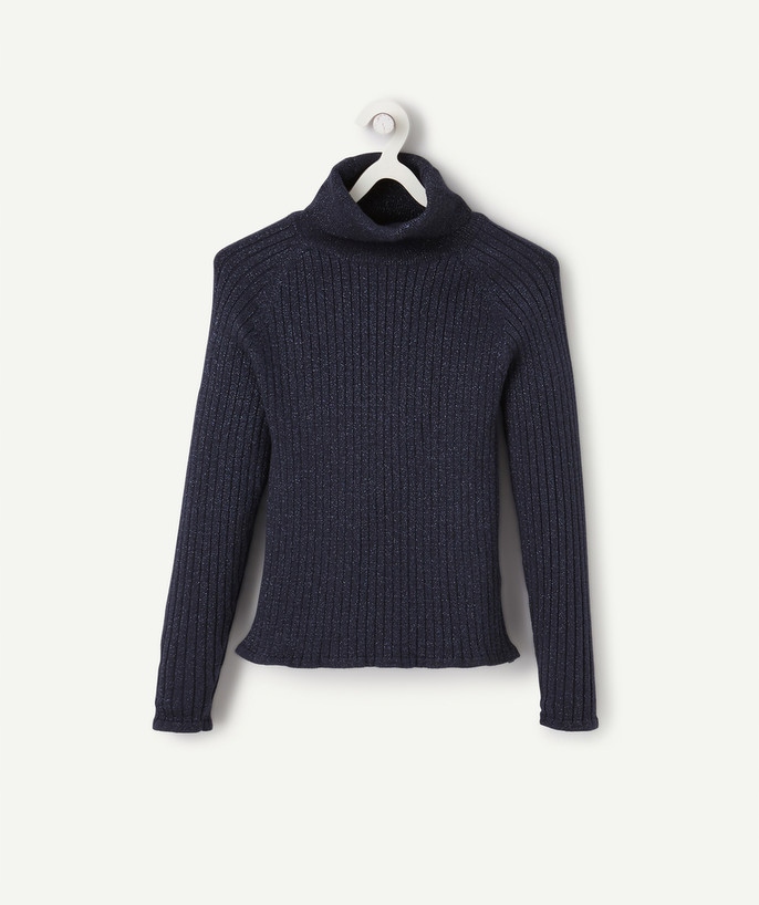 Detský sveter - Páska sladko à l'oeil 128 Navy modrá, zlatá