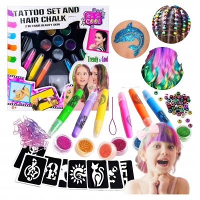 Detský make up - Washars Brocade Tattoos. Washable Peads