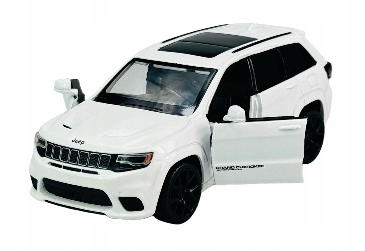 TAYUMO JEEP GRAND CHEROKEE TRACKHAWK WHITE 1:36 NOVÝ KOVOVÝ MODEL 36170211