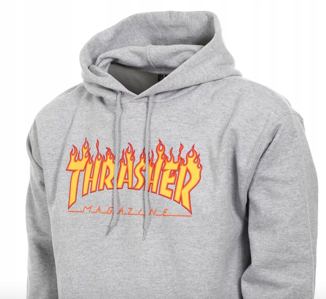 Mikina - Thrashr Grey Sweathirt Magazine Trasher pre chlapca