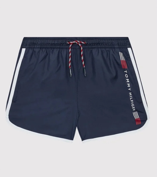 Detské plavky - Boxeri Tommy Hilfiger 146 Navy modrá