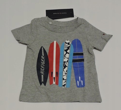 Top Tommy Hilfiger 62 šedý, viacnásobný