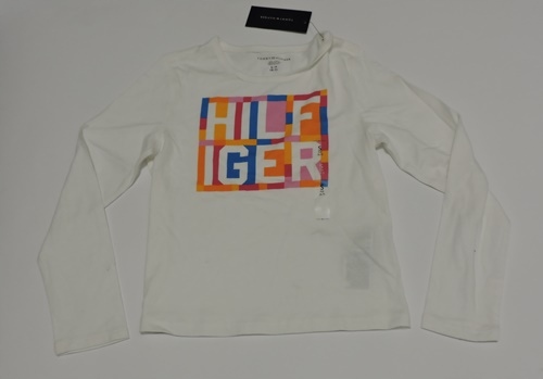 Top Tommy Hilfiger 152 biely, viacfarebný