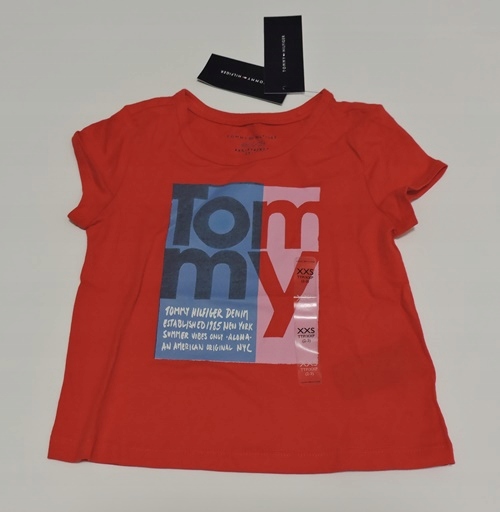 Top Tommy Hilfiger 92 červený, viacnásobný