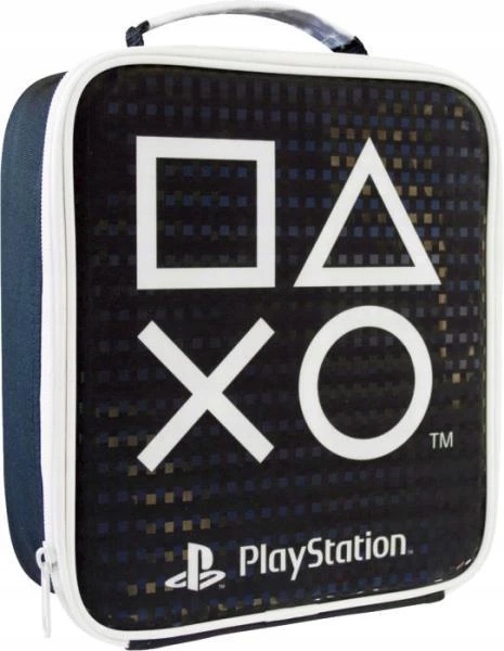 Detský desiatový box, fľaša - Playstation Black Breakfast Bag
