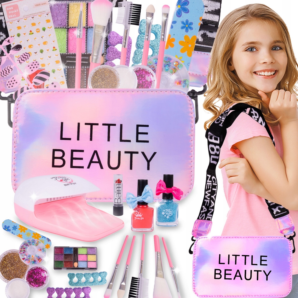 Detský make up - TAŠKA KOZMETICKÝ SET MAKE-UP KOZMETICKÁ TAŠKA PRE DIEVČATKO