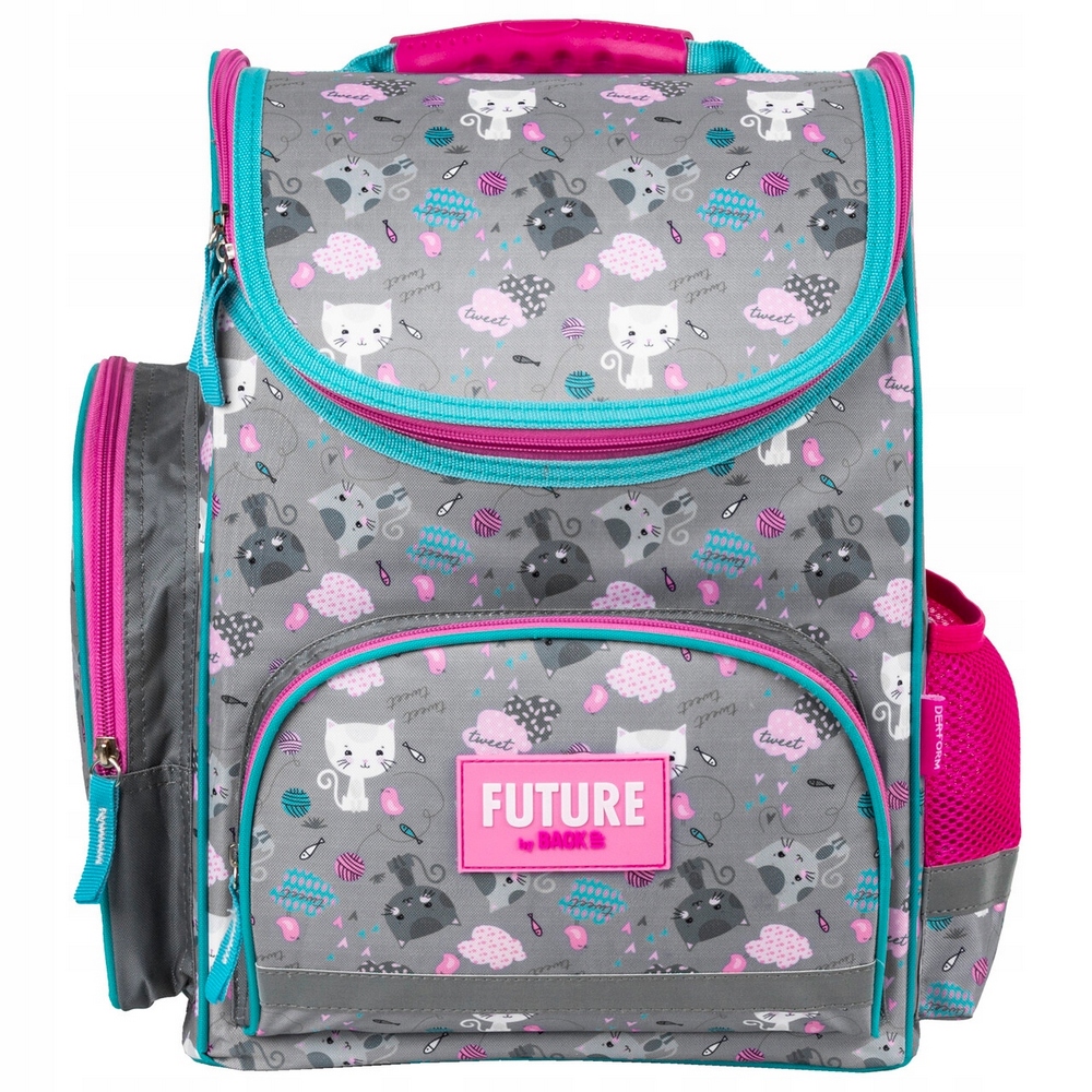 Aktovka - Single -Chamber School Bag Future DF17 Derform Kitty