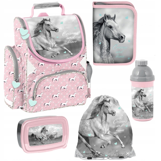 Aktovka - Schoolbag+Puzdro na ceruzku+taška+rozpätie