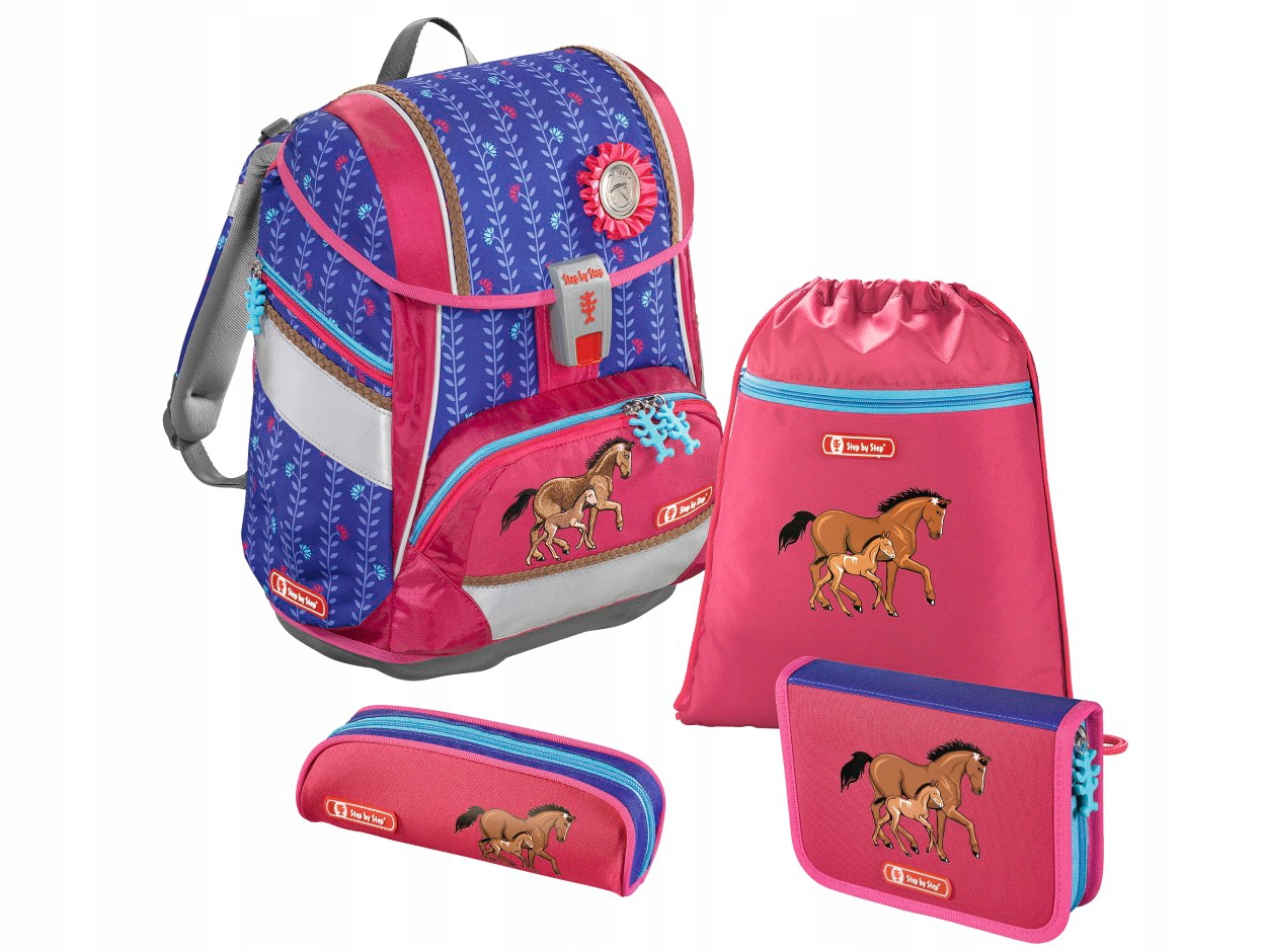 Aktovka - Scocent Backpack SBS 2in1 Hama Lucky koní set