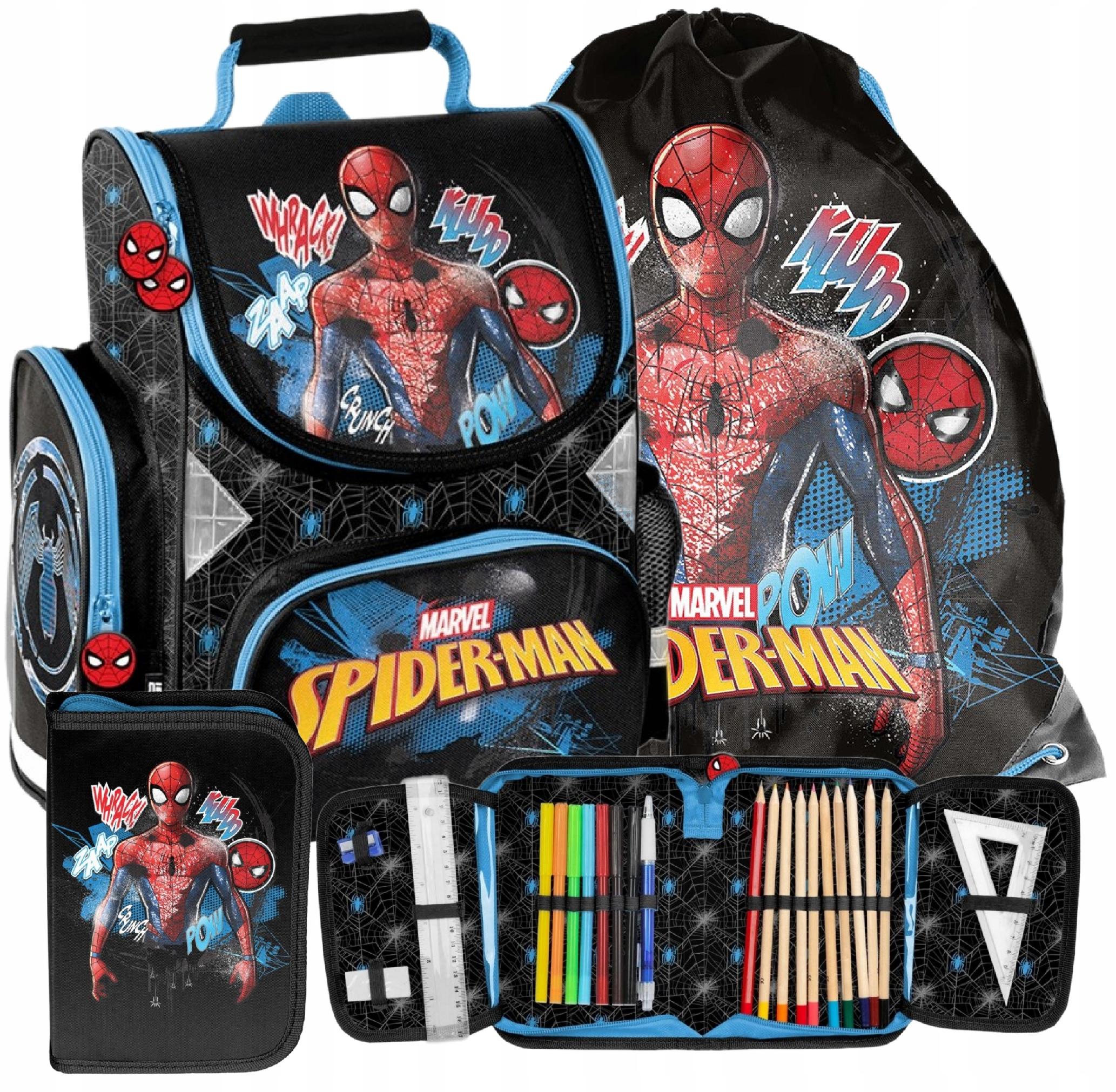 Aktovka - Rozsah rozsahu spiderman spopack back set 3in1