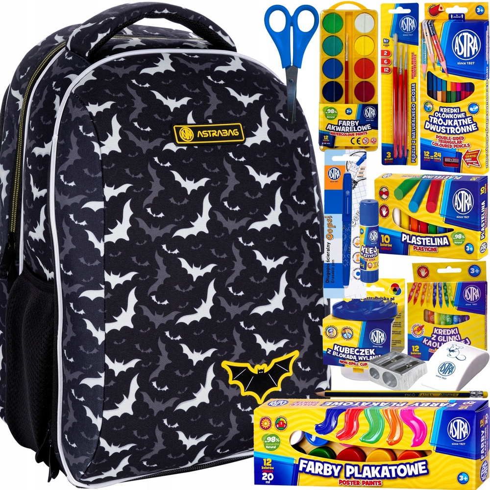 Aktovka - BATS School School Bag + Astra School Layette