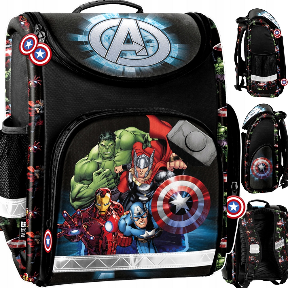 Aktovka - Školská školská taška pre Boy Avengers Marvel