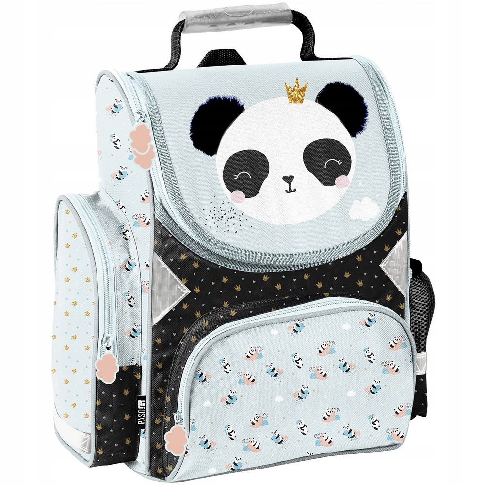 Aktovka - Školská školská taška pre Panda Girl do 1. ročníka