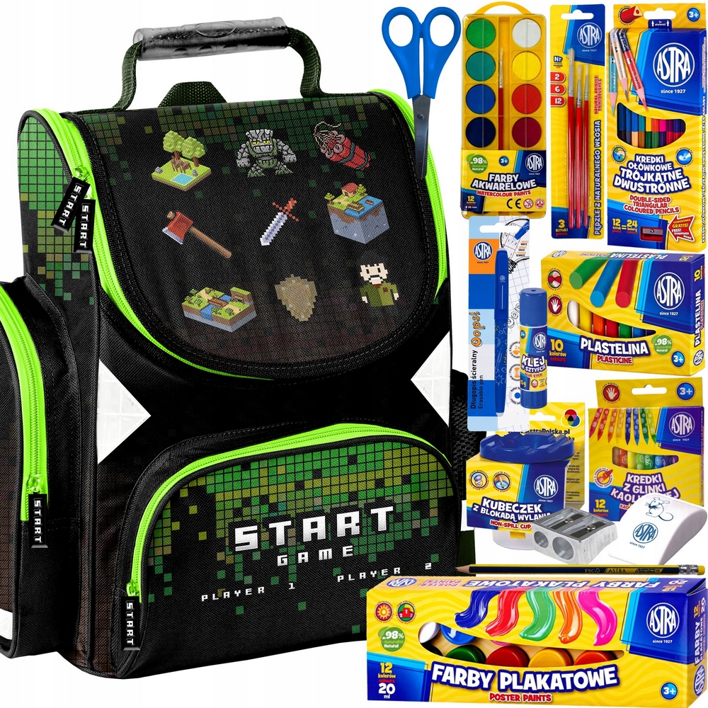 Aktovka - Game School Bag + Astra School Layette
