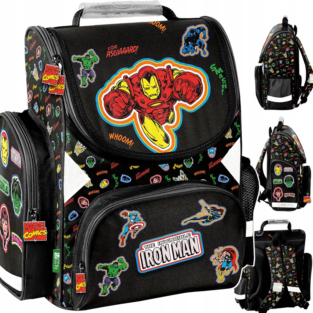 Aktovka - Iron Man School Bag For Boy Avengers