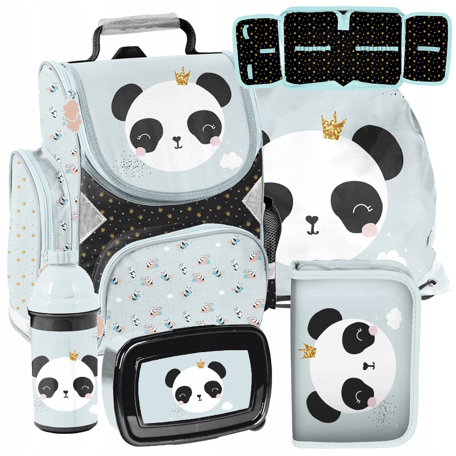Školská taška Paso Panda Backpack-Mega Set !!