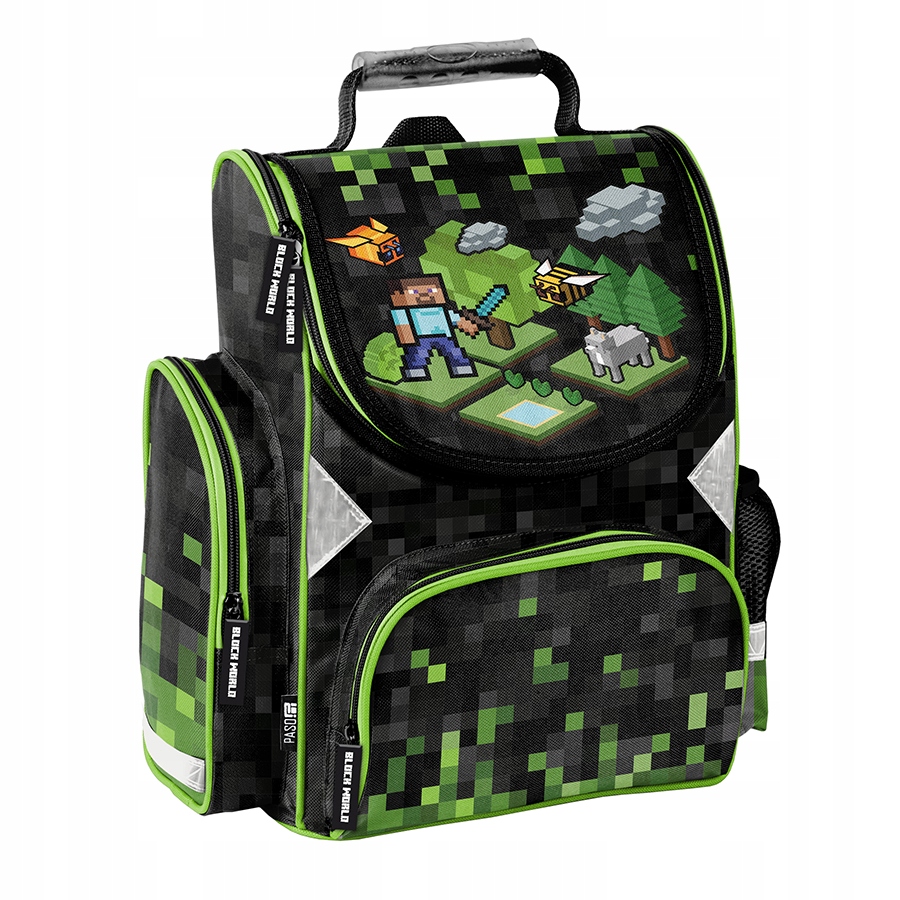 Aktovka - Paso School School Bag Pixel Batoh